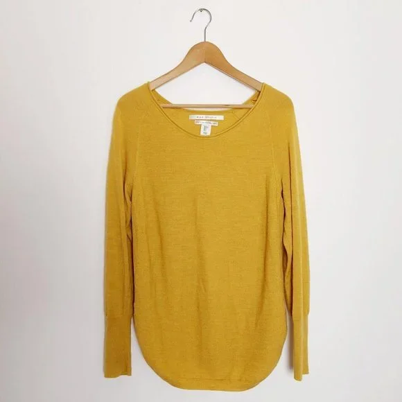 Max Studio Womens Yellow Jumper